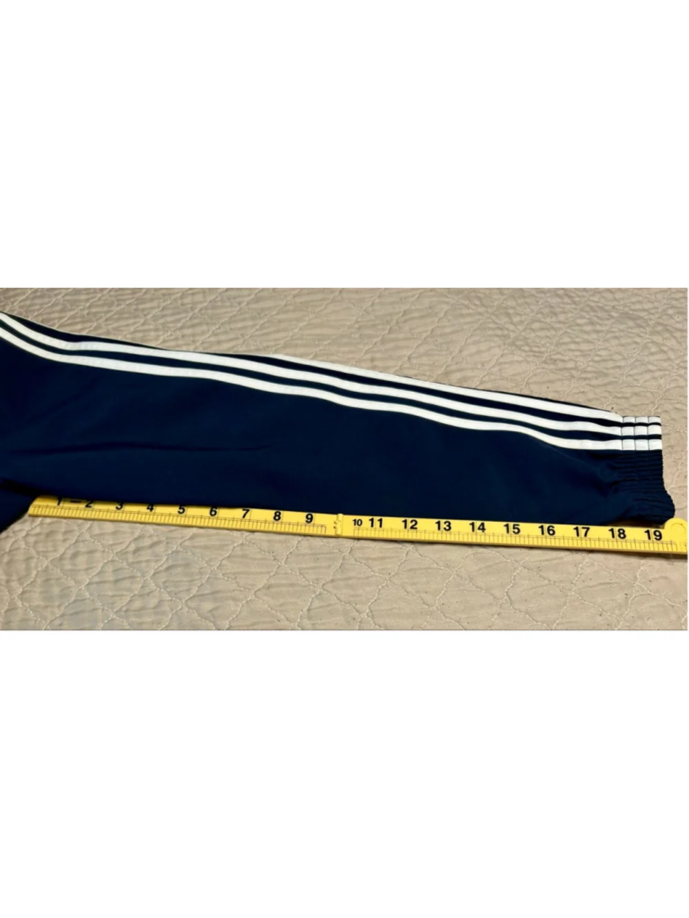 Adidas Men's Full-Zip Tracksuit Hoodie Navy White Size M Gym Sports